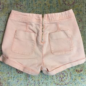 BULLHEAD 1 PINK Hot Short Shorts Back Zipper EUC